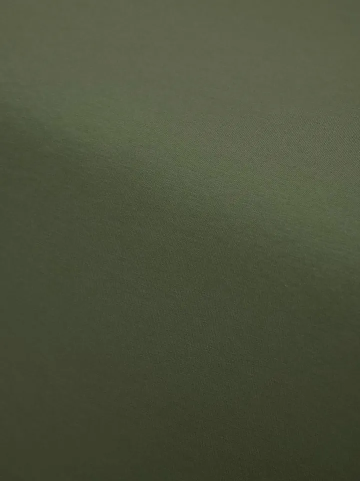 Essenza Spannbettlaken The Perfect Organic Jersey, 95% Bio-Baumwolle (GOTS), 5% Elasthan, Gummizug: rundum, (1 Stück), aus GOTS-zertifizierter Baumwolle Jersey-Stretch, Grün, – Produktbild 4 von 4