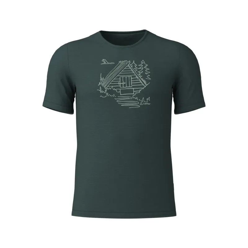 Löffler T-Shirt Löffler Cottage-Tencel(Tm), Vert, – Produktbild 1 von 1