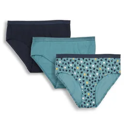 Living Crafts LIVING CRAFTS - Damen Slip, 3er-Pack - Gemustert (95% Bio-Baumwolle; 5% Elasthan), Nachhaltige Mode, Bio Bekleidung – Produktbild 1 von 1