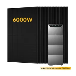 Anker Anker SOLIX Solarbank 4 E5000 Pro, mit 12 x 500 Bifaziale Solarmodule, by Powerness - 20kWh / ohne Zubehör / Standardversand – Produktbild 1 von 1