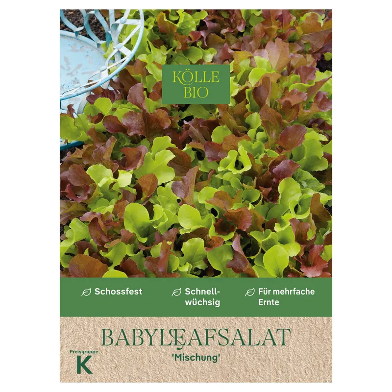 Kölle Bio Kölle Bio Saatgut Babyleaf-Salat 'Mesclun', Grünbraun, – Produktbild 1 von 1