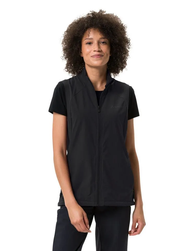 Vaude Vaude Funktionsweste Women's Yaras Vest (1-tlg) atmungsaktive, wind- und wasserabweisende Weste, Schwarz, – Produktbild 3 von 5