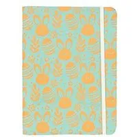 El Puente El Puente Notizbuch "Ostern" | Fair Trade & Handmade aus Bangladesch, Blau,orange, – Produktbild 1 von 1