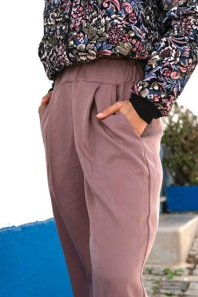 WiDDA berlin WiDDA berlin Bundfaltenhose in Mauve aus TENCEL® – Produktbild 2 von 4