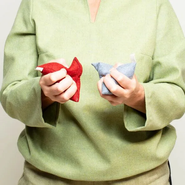 nahtur-design nahtur-design Knetball, Kariert, – Produktbild 2 von 4