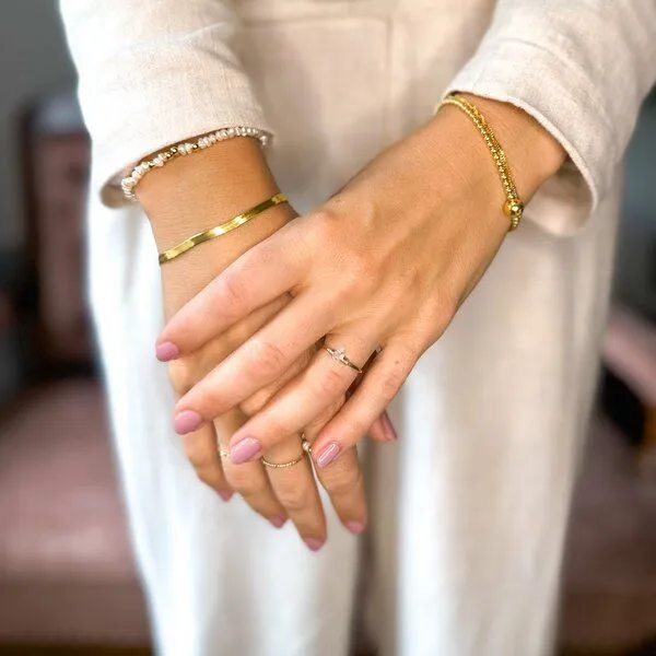 MOANINA MOANINA Armband Sassari - 925 Silber/18k Gold Vermeil, Silber, – Produktbild 4 von 4