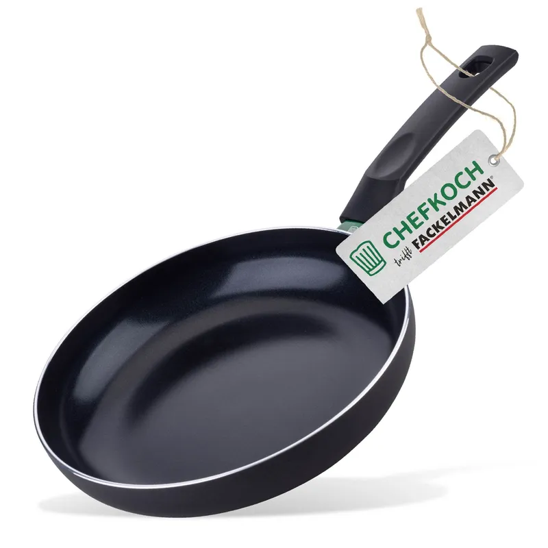 Chefkoch trifft Fackelmann Chefkoch trifft Fackelmann Bratpfanne Bielefeld, Keramik, antihaft, Ø24cm – Produktbild 1 von 3