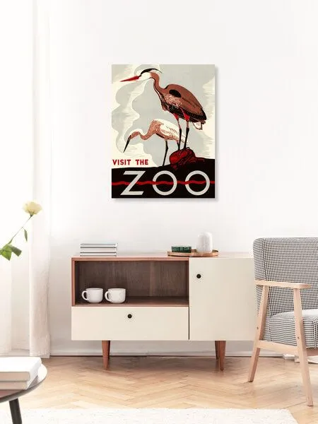 Photocircle Photocircle Poster / Leinwandbild - Visit The Zoo – Produktbild 3 von 4