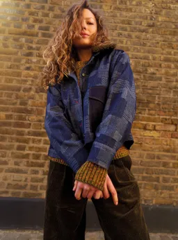 KOMODO KOMODO Damen vegan Jacke Raffie Artisanal Denim – Produktbild 1 von 1