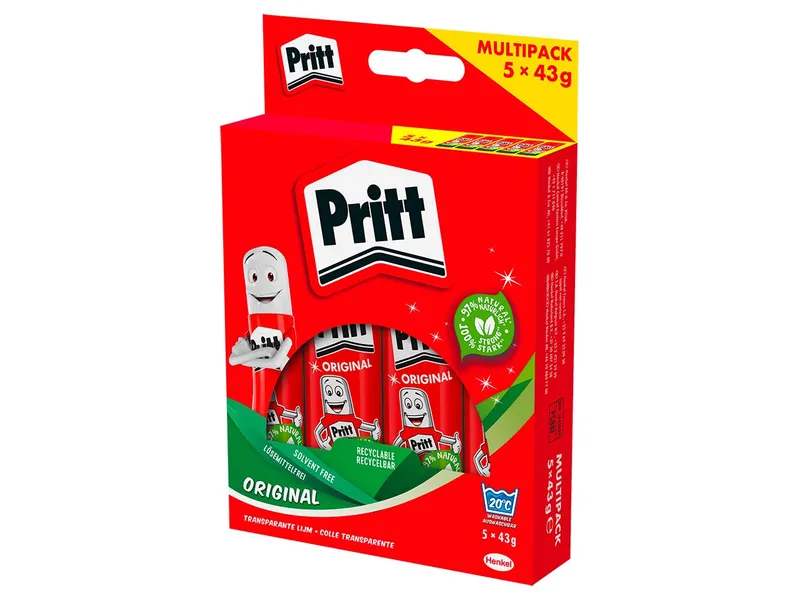 Pritt Pritt Klebestift Bonuspack 5 x 43 g – Produktbild 2 von 3
