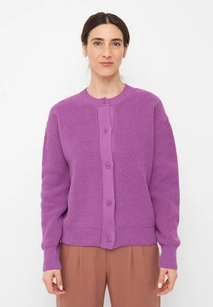 Givn Berlin Givn Berlin Cardigan OLINA aus Bio-Baumwolle, Lila, – Produktbild 1 von 4