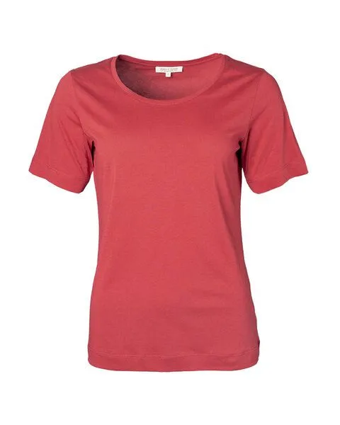 Alma & Lovis Alma & Lovis Basic T-Shirt aus 100% Bio-Baumwolle ‚Tee‘, Rot, – Produktbild 4 von 4
