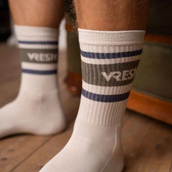 Vresh Clothing Vresh Clothing Varis - Socken aus Biobaumwoll-Mix, Olive/navy, – Produktbild 4 von 4