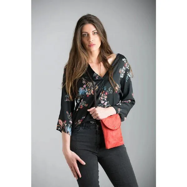 Smateria Smateria Crossbody Tasche Kim, Bordeaux (rot), – Produktbild 2 von 2