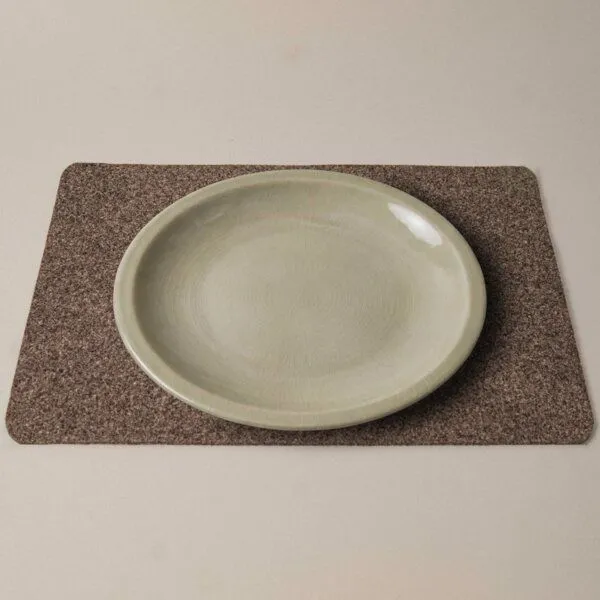 easy and green easy and green Tischset Filz (45 x 30cm) 5mm Wollfilz, Beige, – Produktbild 1 von 4