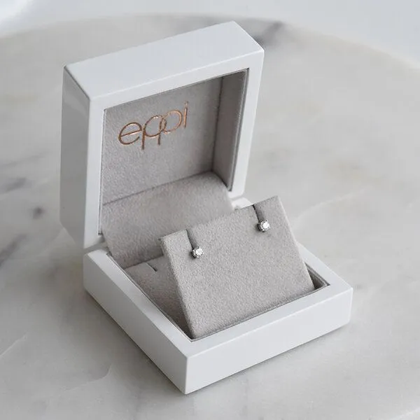 Eppi Eppi Ohrringe mit Lab Grown Diamanten 0.2ct Christi, Weiß, – Produktbild 3 von 3