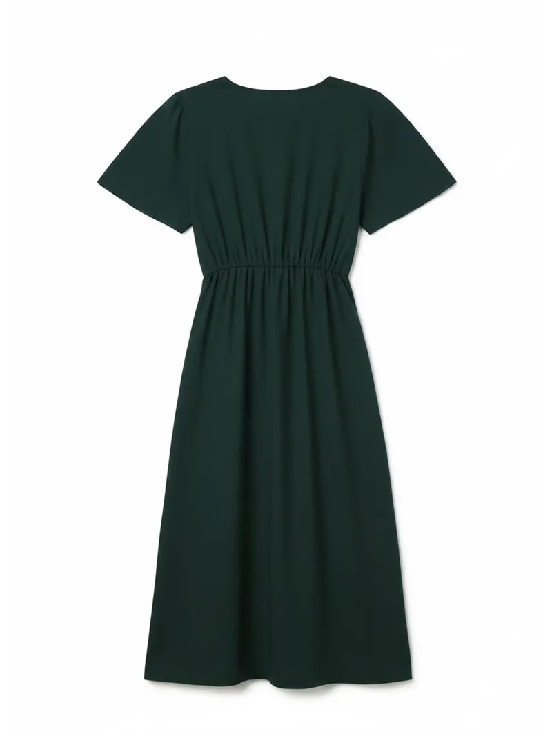 TWOTHIRDS TWOTHIRDS Damen vegan Kleid Balandra Gartengrün, Grün, – Produktbild 2 von 2