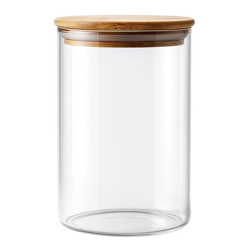oecolife Shop Vorratsglas mit Bambusdeckel 1000 ml – Produktbild 1 von 1