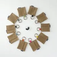 matilda k manufaktur matilda k. manufaktur Minimalistischer Airtag Schlüsselanhänger aus Leder – Produktbild 1 von 1