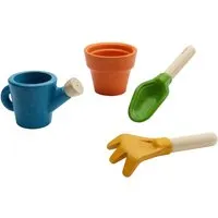 PlanToys PlanToys Kinder Gärtner Set aus recyceltem Kautschukholz Maße 9,8 x 9,8 x 7,8 cm – Produktbild 1 von 1