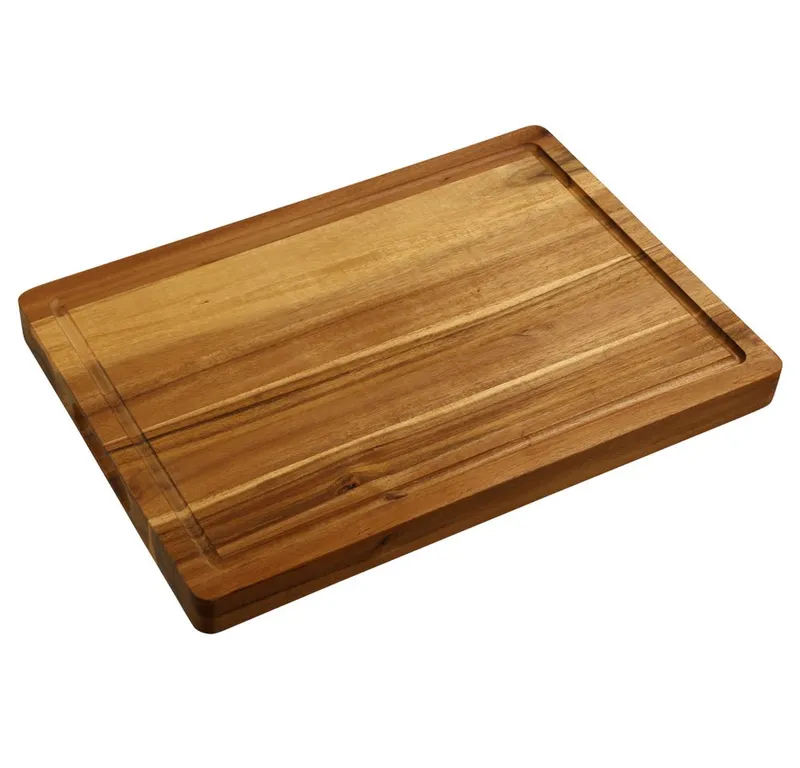 Kesper Kesper Schneidebrett Tranchierbrett, Akazie, FSC, Akazienholz, (1-St), mit Saftrille, Beige, – Produktbild 2 von 8