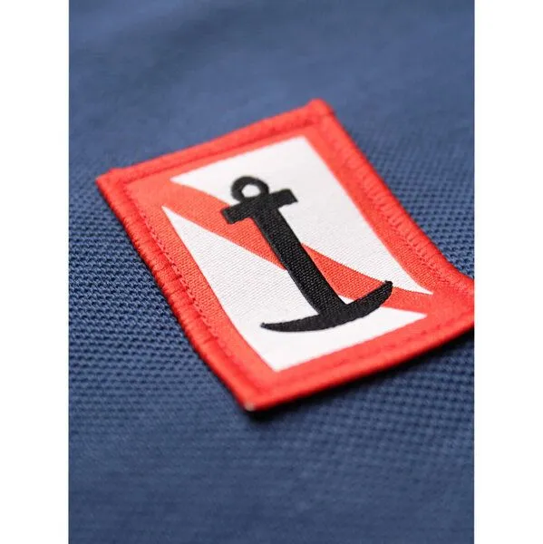 FÄDD FÄDD Herren Poloshirt aus Bio-Baumwolle "ANKERVERBOT", Blau, – Produktbild 4 von 4