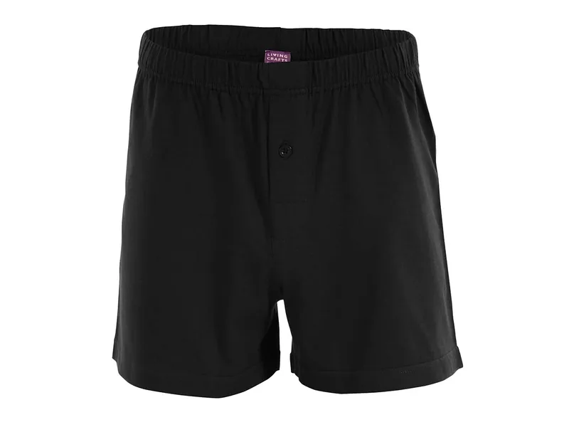 Living Crafts Living Crafts Herren Boxer-Shorts (100% Bio-Baumwolle), Schwarz, – Produktbild 3 von 3