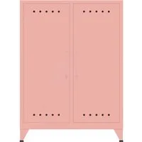 Bisley BISLEY Sideboard "Fern" 2 Fachböden, B80xT40xH110cm, pastellpink – Produktbild 1 von 1