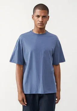 Givn Berlin Givn Berlin T-Shirt GBCLIFF relaxed Fit aus Bio-Baumwolle - Steel Blue – Produktbild 1 von 1