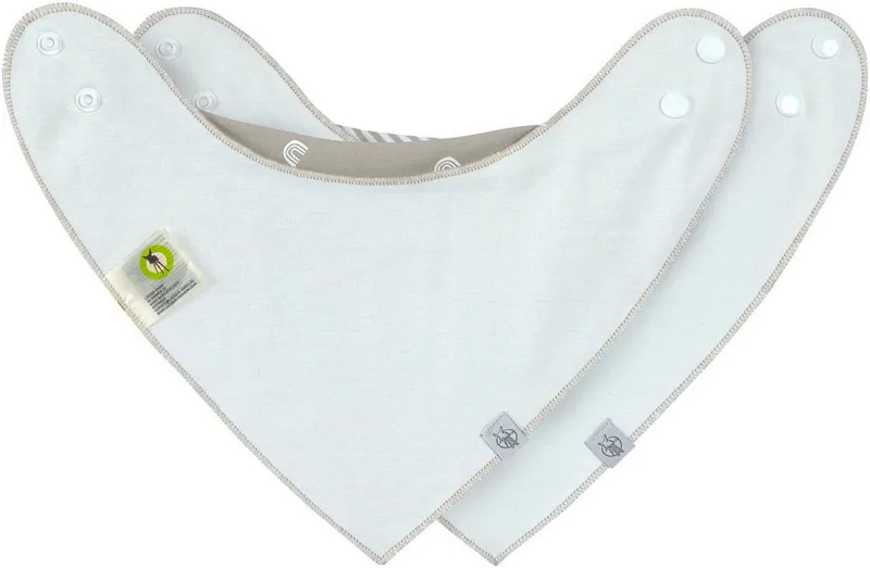 Lässig Lässig Dreieckstuch Bandana, Rainbow, (Set, 2-St), für Babys, wasserdicht, Grau, – Produktbild 1 von 5