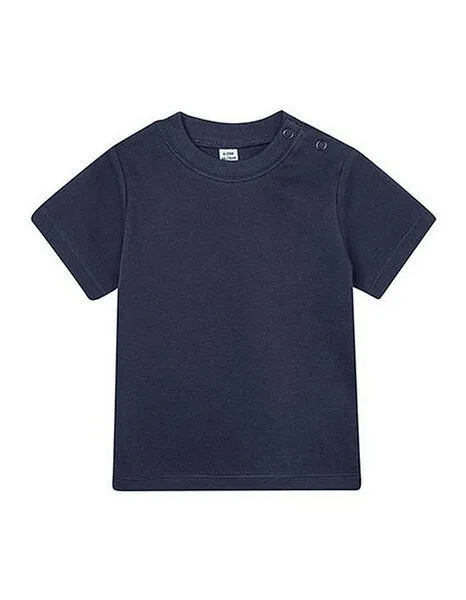 Babybugz Babybugz Baby T-Shirt 0 - 36 Monate 200 g/m² Bio Baumwolle Vegan, Navy, – Produktbild 2 von 3
