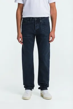 Kings Of Indigo Kings of Indigo Herren vegan Jeans Addo Xavier Washed Blau Schwarz – Produktbild 1 von 1