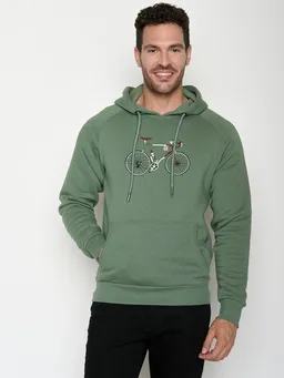 GreenBomb GREENBOMB Bike Enzo Simple Trek - Hoodie aus Bio-Baumwolle mit Raglan-Arm / hochwertiger Print / GOTS / Fair & Vegan – Produktbild 1 von 1
