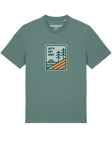 watapparel watapparel T-Shirt Unisex Let's Get Lost, Green bay, – Produktbild 1 von 4