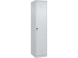C+P C+P Spind Classic PLUS, 1 Abteil, 1850x400x500mm, Lichtgrau/Lichtgrau – Produktbild 1 von 1