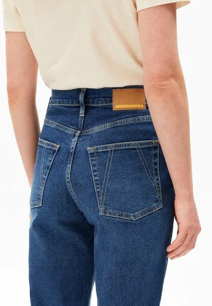 ARMEDANGELS ARMEDANGELS MAIRAA Damen Mom Jeans aus recyceltem Baumwoll-Mix, Blue, – Produktbild 3 von 4