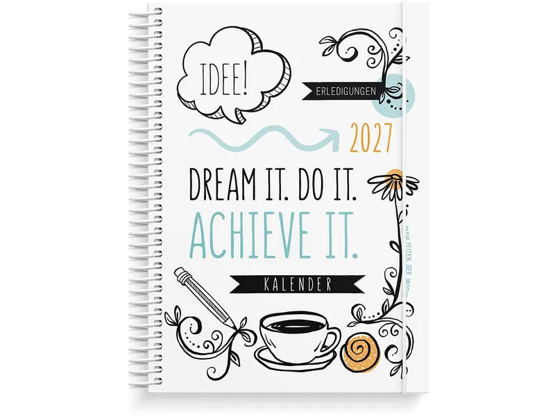 Burde Burde Terminplaner "Doodle" 2027, DIN A5 – Produktbild 1 von 1
