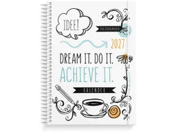 Burde Burde Terminplaner "Doodle" 2027, DIN A5 – Produktbild 1 von 1