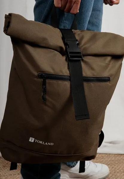 TORLAND TORLAND Rucksack ROLL-TOP, Grün (military green), – Produktbild 4 von 4