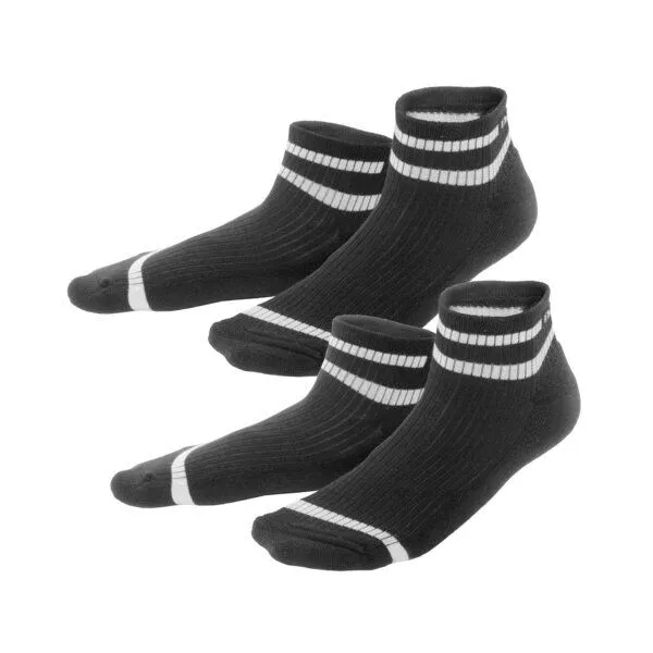Living Crafts Living Crafts Hohe Sneaker-Socken, 2er Pack - ORELL, Black (schwarz), – Produktbild 3 von 3