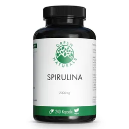 Green Naturals Green Naturals Spirulina 2000mg Kapseln vegan – Produktbild 1 von 1