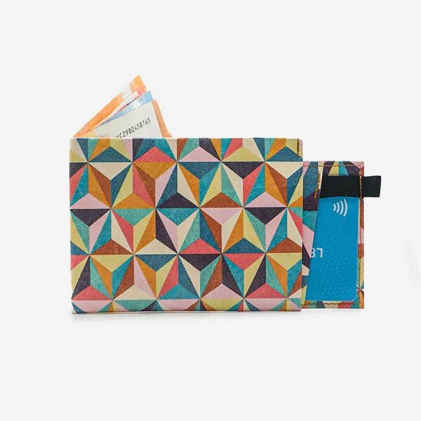 paprcuts paprcuts RFID Portemonnaie Pro, Abstract retro 2.0. (bunt), – Produktbild 1 von 4