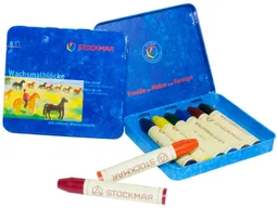 Stockmar STOCKMAR Wachsmalstifte mit reinem Bienenwachs, 8 Stk. – Produktbild 1 von 1