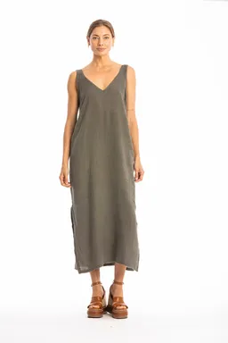 RAVENS VIEW IBIZA RAVENS VIEW IBIZA Damen vegan Kleid Noa Bison Braun – Produktbild 1 von 1
