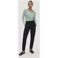 hessnatur hessnatur Jersey-Hose aus Bio-Baumwolle, Schwarz, – Produktbild 2 von 5