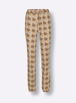 wäschepur Schlafanzug-Hose camel-schoko-bedruckt – Produktbild 1 von 1