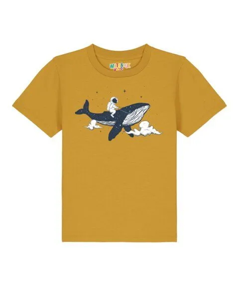 watabout.kids watabout.kids T-Shirt Kinder Spacewhale, Ochre, – Produktbild 1 von 2