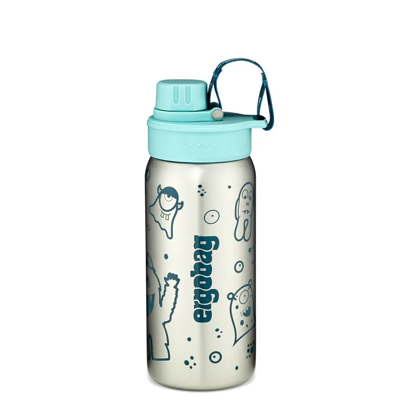 Ergobag Ergobag Schulzubehör Edelstahl Trinkflasche 500ml -2024 Petrol, Green, – Produktbild 1 von 1