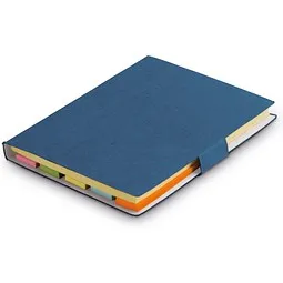 hi!dea™ LEWIS. Haftnotizblock mit 7 farbigen Sätzen, Blau, Blau, – Produktbild 1 von 1