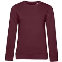 B&C Collection B&C Collection Damen Inspire Crew Neck Sweatshirt Pullover, Burgundy, – Produktbild 1 von 1